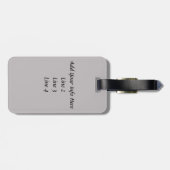 Ruby Cavalier King Charles Spaniel Dog Gepäckanhänger (Rückseite horizontal)