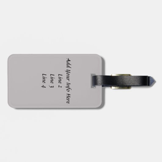 Ruby Cavalier King Charles Spaniel Dog Gepäckanhänger (Rückseite horizontal)