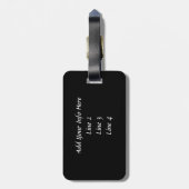 Ruby Cavalier King Charles Spaniel Dog Gepäckanhänger (Rückseite vertikal)