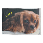 Ruby Cavalier King Charles Spaniel Dog Kissenbezug (Rückseite)