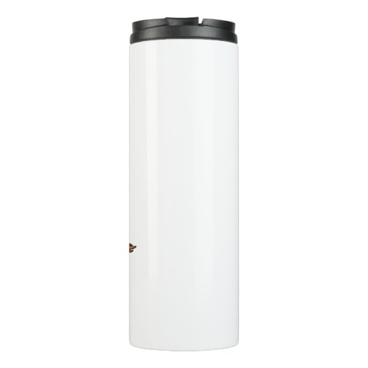 Ruby Cavalier King Charles Spaniel Dog & Name Thermosbecher (Rückseite)