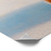 Ruby Cavalier King Charles Spaniel Dog Poster (Ecke)