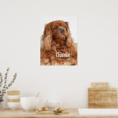 Ruby Cavalier King Charles Spaniel Dog Poster (Küche)