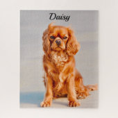Ruby Cavalier King Charles Spaniel Dog Puzzle (Vertikal)
