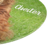 Ruby Cavalier King Charles Spaniel Dog Schneidebrett (Ecke)