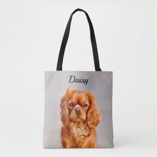 Ruby Cavalier King Charles Spaniel Dog Tasche (Vorderseite)