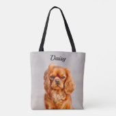 Ruby Cavalier King Charles Spaniel Dog Tasche (Rückseite)