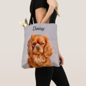 Ruby Cavalier King Charles Spaniel Dog Tasche (Von Nahem)