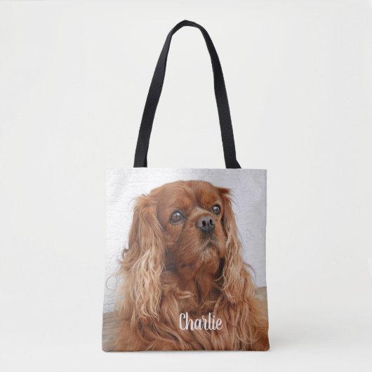 Ruby Cavalier King Charles Spaniel Dog Tasche (Vorderseite)