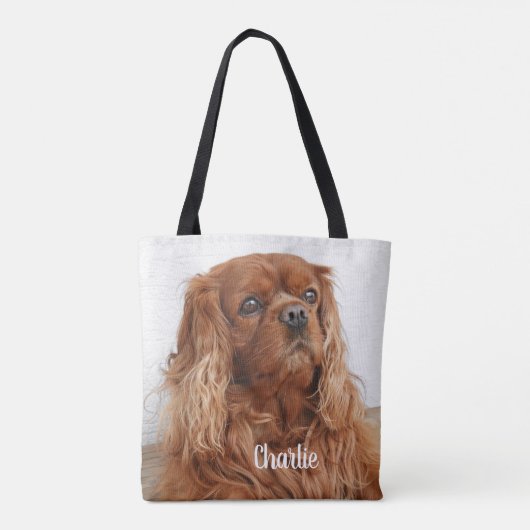Ruby Cavalier King Charles Spaniel Dog Tasche (Rückseite)