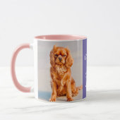 Ruby Cavalier King Charles Spaniel Dog Tasse (Links)