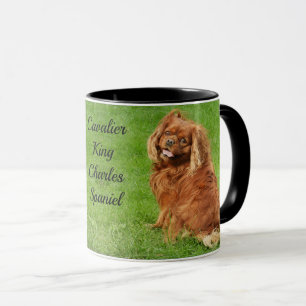 Ruby Cavalier King Charles Spaniel Dog Tasse