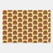 Ruby Cavalier King Charles Spaniel Geschenk Geschenkpapier Set (Vorderseite 3)