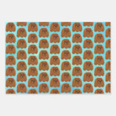 Ruby Cavalier King Charles Spaniel Geschenk Geschenkpapier Set (Vorderseite)