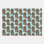 Ruby Cavalier King Charles Spaniel   Geschenkpapier Set (Vorderseite)
