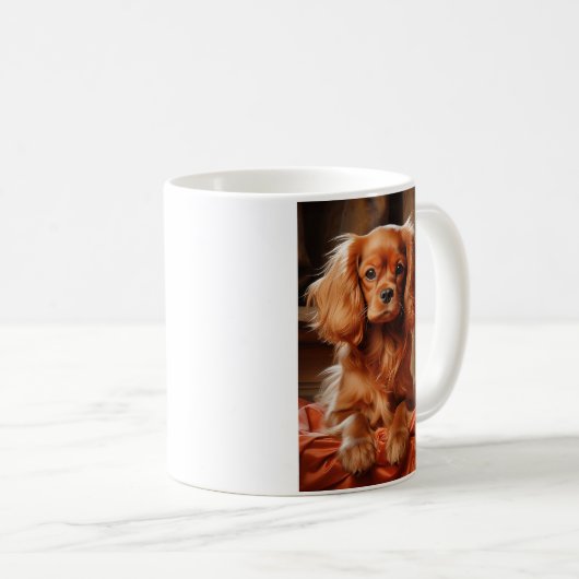 Ruby Cavalier King Charles Spaniel Kaffeetasse (VorderseiteRechts)