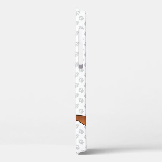 Ruby Cavalier King Charles Spaniel & Name Case-Mate iPhone Hülle (Rückseite / Links)