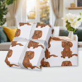 Ruby Cavalier King Charles Spaniel Pattern Geschenkpapier
