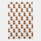 Ruby Cavalier King Charles Spaniel Pattern Geschirrtuch (Vertikal)