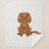 Ruby Cavalier King Charles Spaniel & Paws Sherpadecke (Vorderseite)