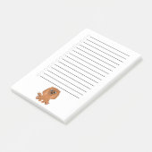 Ruby Cavalier King Charles Spaniel Post-it Klebezettel (angewinkelt)