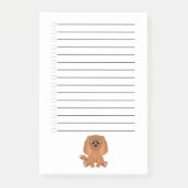 Ruby Cavalier King Charles Spaniel Post-it Klebezettel (Vorderseite)