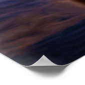 Ruby Cavalier King Charles Spaniel Puppy Dog Poster (Ecke)