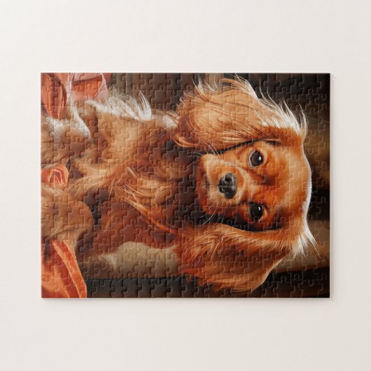 Ruby Cavalier King Charles Spaniel Puzzle (Horizontal)