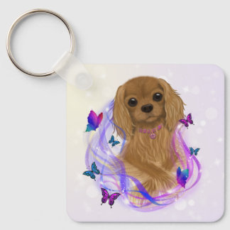 Ruby Cavalier King Charles Spaniel Schlüsselanhäng Schlüsselanhänger