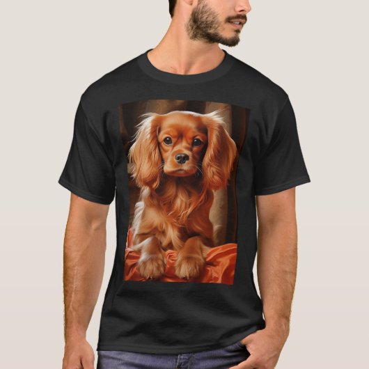 Ruby Cavalier King Charles Spaniel T-Shirt (Vorderseite)