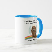 Ruby Cavalier Pet Loss Memorial Geschenk Tasse (VorderseiteRechts)
