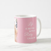 Ruby Cavalier Tasse vintage (VorderseiteRechts)