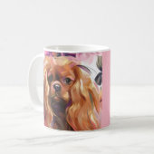 Ruby Cavalier Tasse vintage (Vorderseite Links)