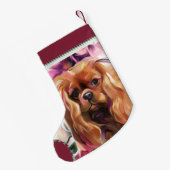 Ruby Cavalier Weihnachtszeit-Strumpf| Türkis Kleiner Weihnachtsstrumpf (Rückseite (Hängend))