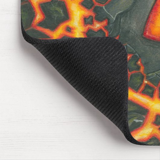 Ruby Core Gemstone Mousepad (Ecke)