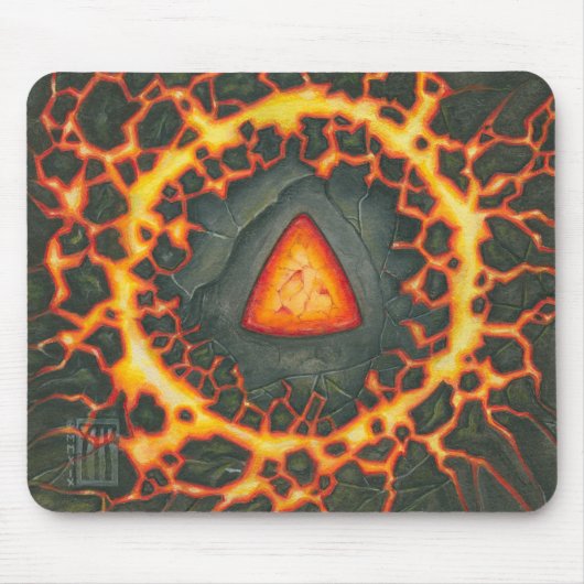 Ruby Core Gemstone Mousepad (Vorne)