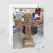 Ruby Cross Postkarte (Vorne/Hinten)