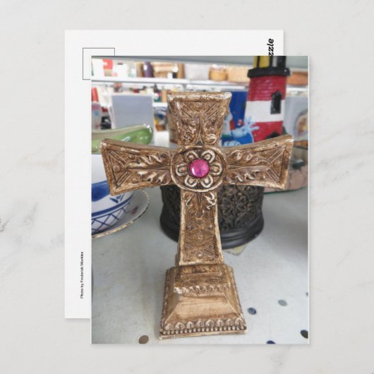 Ruby Cross Postkarte (Vorne/Hinten)