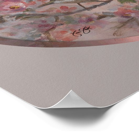 Ruby Crowned Kinglet 11x14" Poster (Ecke)