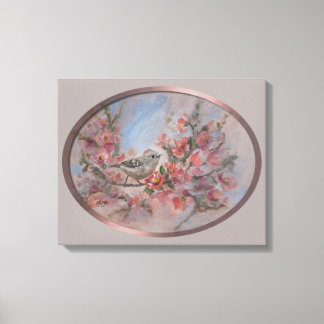 Ruby Crowned Kinglet 16x20" Leinwanddruck