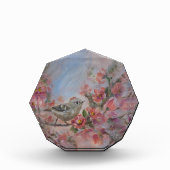 Ruby-Crowned Kinglet Bird Fotoblock (Vorderseite)