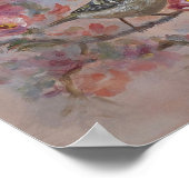 Ruby-Crowned Kinglet Bird Poster (Ecke)