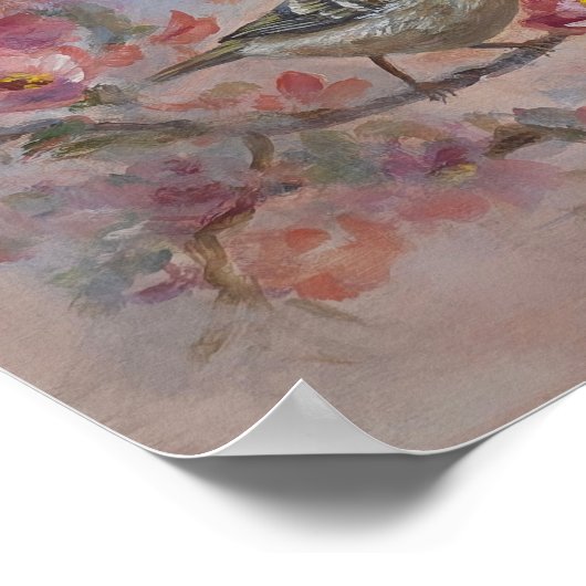 Ruby-Crowned Kinglet Bird Poster (Ecke)