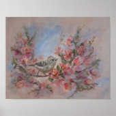 Ruby-Crowned Kinglet Bird Poster (Vorne)