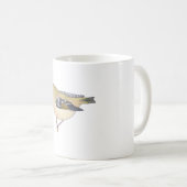 Ruby-Crowned Kinglet niedliche Vogelkunst Kaffeetasse (VorderseiteRechts)