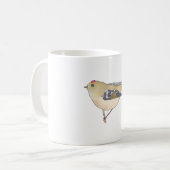 Ruby-Crowned Kinglet niedliche Vogelkunst Kaffeetasse (Vorderseite Links)