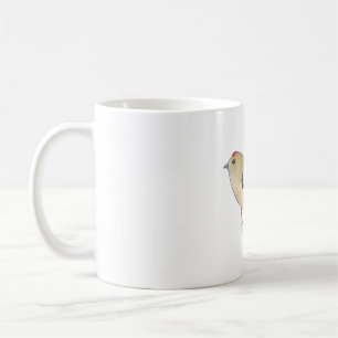 Ruby-Crowned Kinglet niedliche Vogelkunst Kaffeetasse