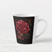 Ruby Crystal Rose – Love Never Fades Milchtasse (Rechts)