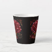 Ruby Crystal Rose – Love Never Fades Milchtasse (Vorderseite)