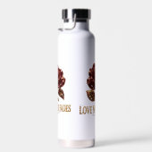 Ruby Crystal Rose – Love Never Fades Trinkflasche (Rechts)